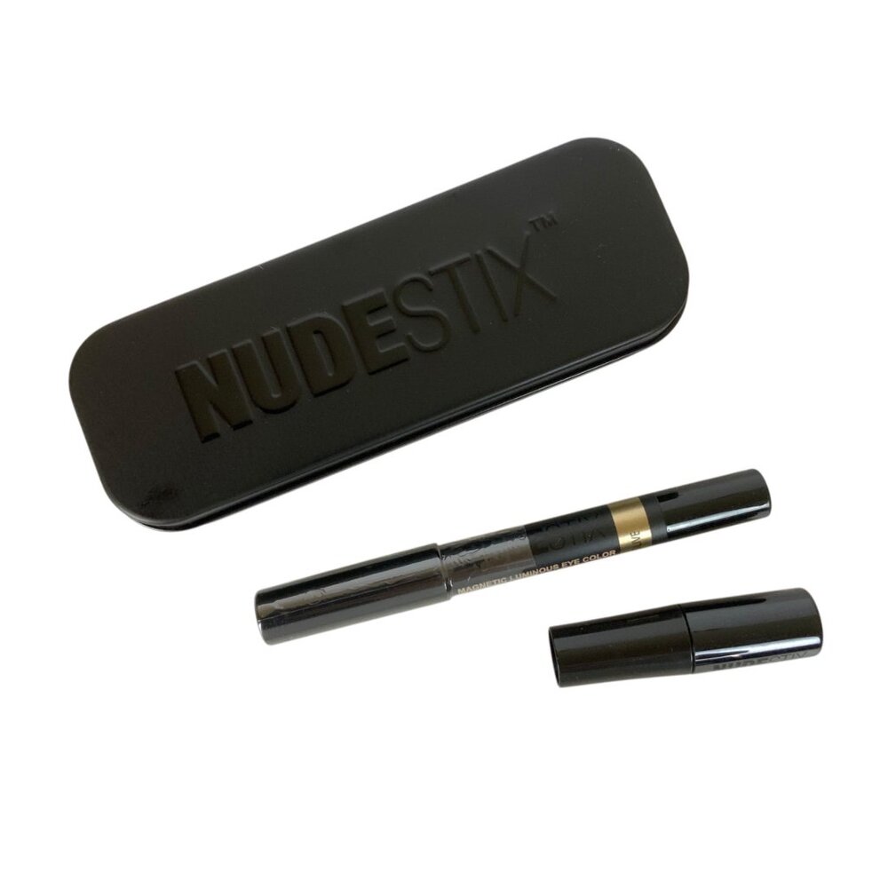 Nudestix Magnetic Luminous Eye Color Pencil QUEEN OLIVE With Sharpener & Case